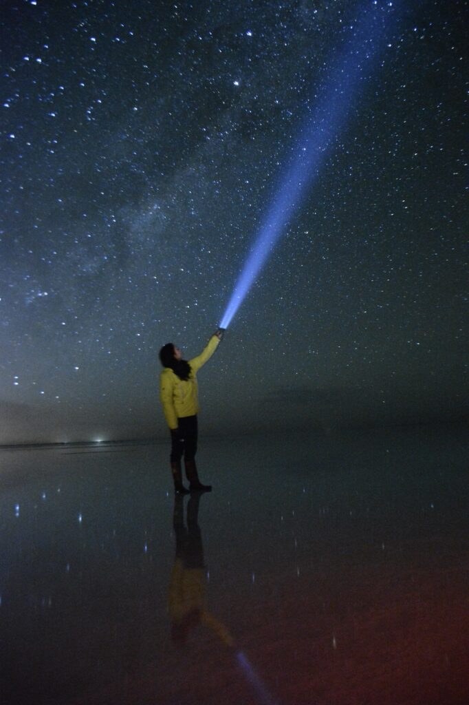 満天の星空を眺められたツアー